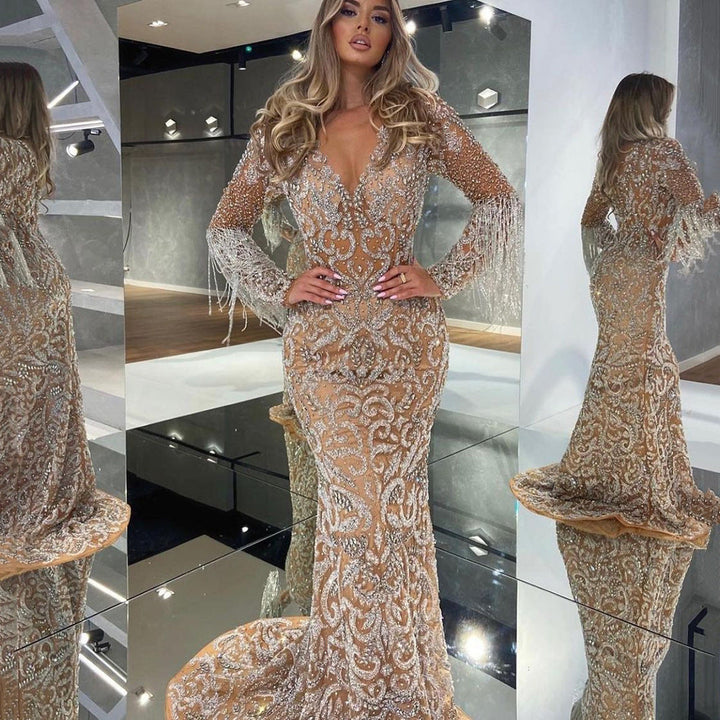Drune | Elegante Sexy Fließende Lange Rock Kleid