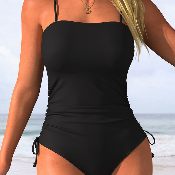 Damen Tankini-Set mit verstellbaren Trägern und raffinierten Details Drune