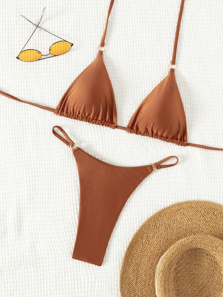 Damen Triangel-Bikini mit stilvollen Akzenten Drune
