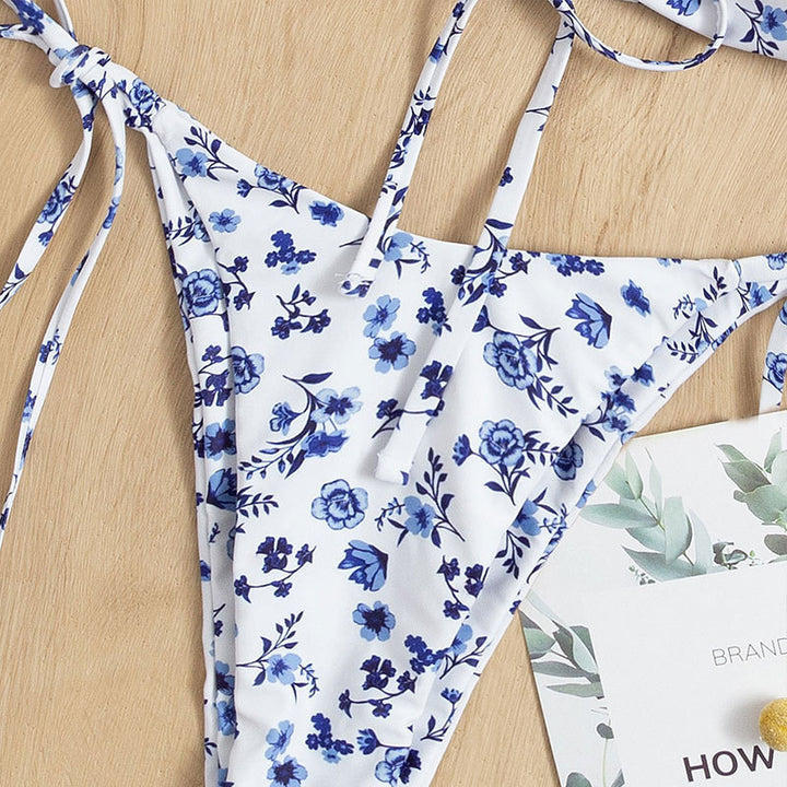 Damen Bandeau-Bikini mit raffiniertem Schleifen-Design Drune