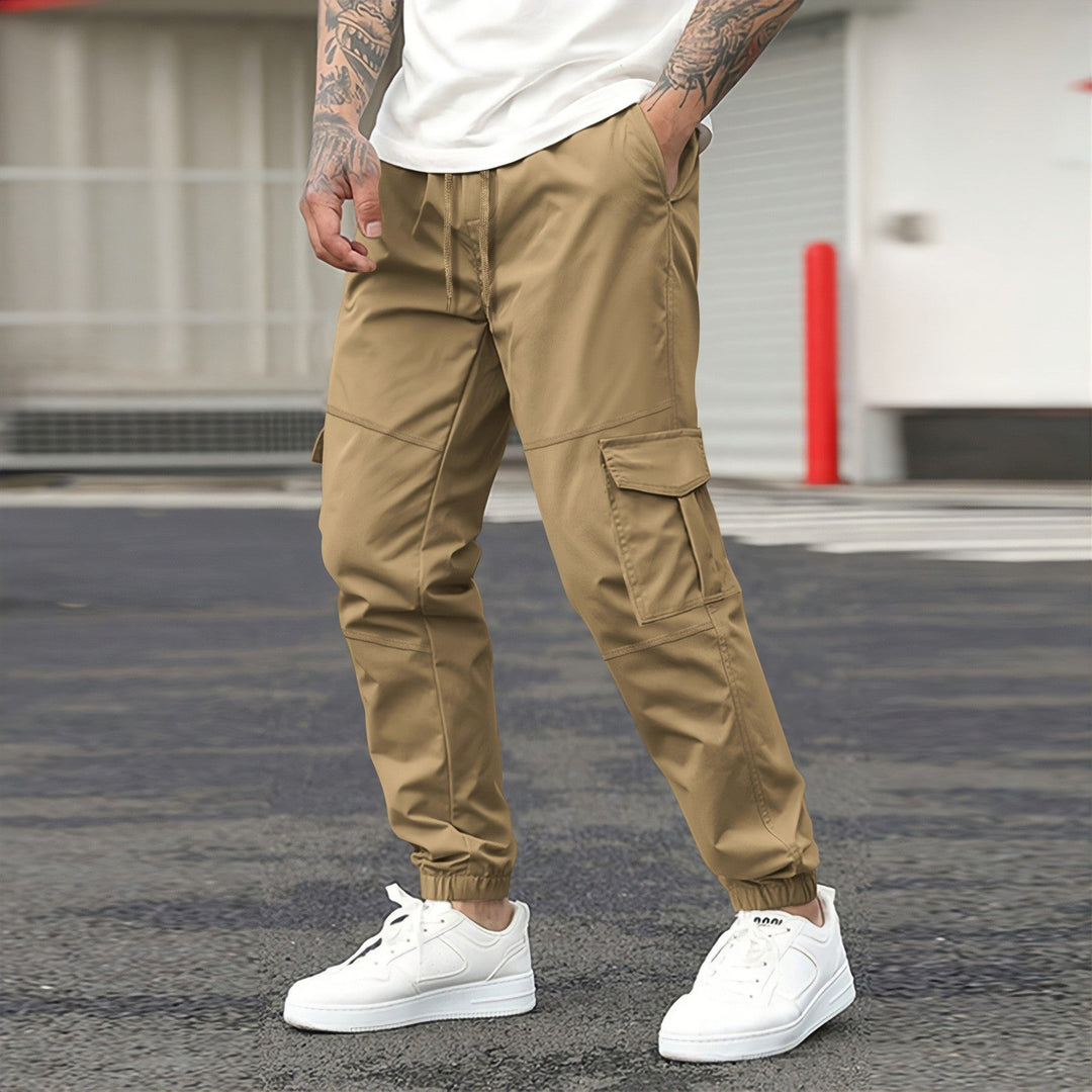 Herren Cargo-Jogginghose mit elastischem Bund und praktischen Cargotaschen Drune