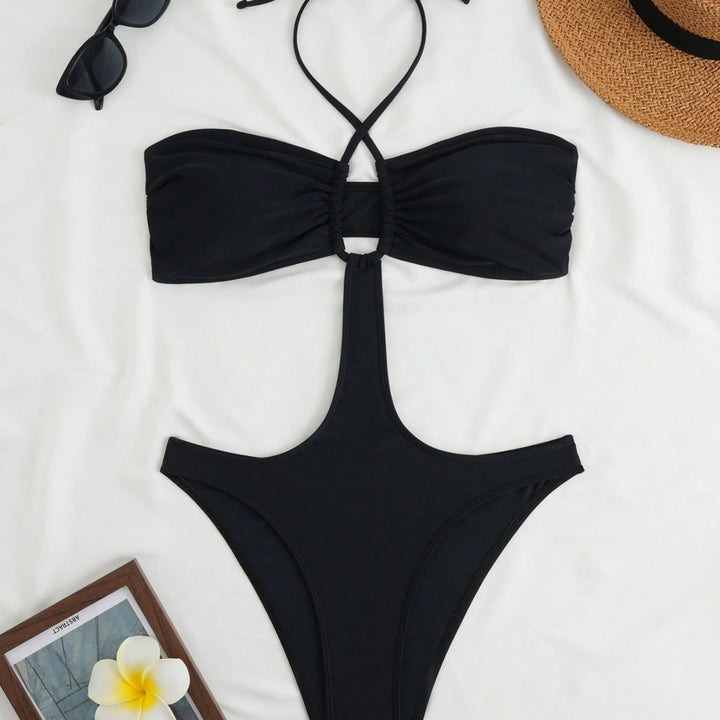 Damen Badeanzug mit verführerischem Cut-Out Design Drune