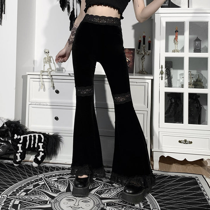 Damen figurbetonte Bluse mit Rüschendetails und Schnürung Drune