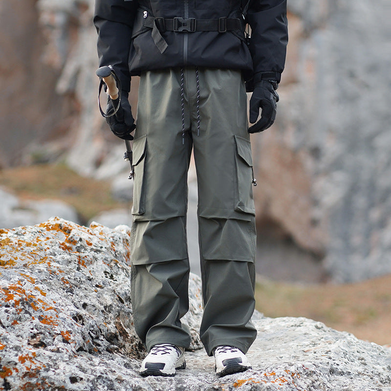 Herren Technische Outdoor-Cargohose mit wasserabweisendem Stretch und verstärkten Knien Drune