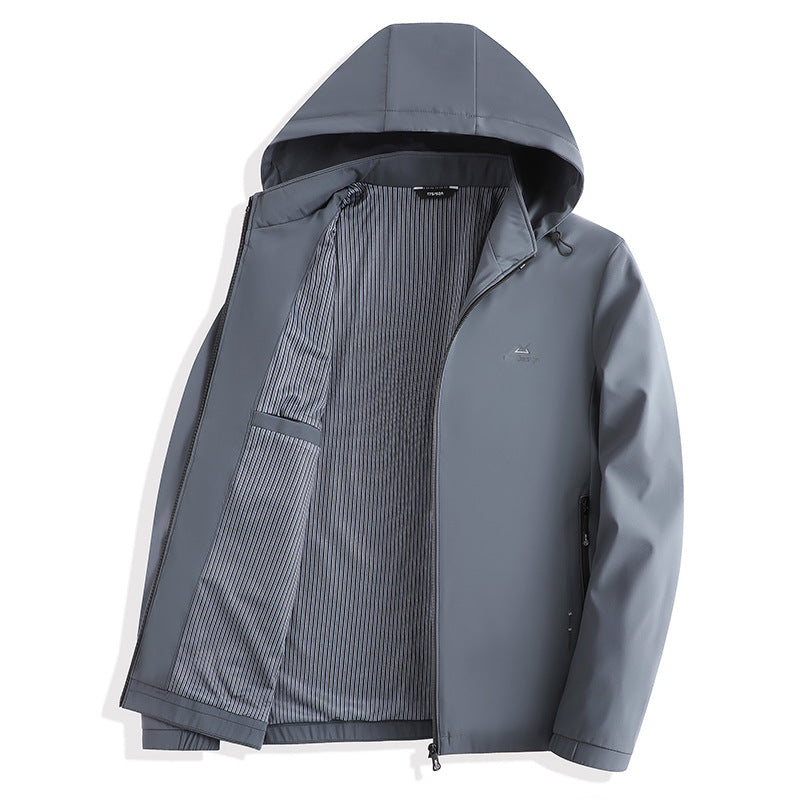 Herren Funktionsjacke mit isolierter Kapuze und atmungsaktiver Innenauskleidung Drune