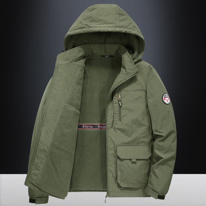 Herren Technische Übergangsjacke mit Fleece-Innenfutter Drune