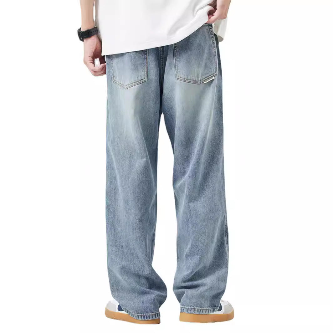 Herren Weitgeschnittene Jeans mit hohem Bund Drune