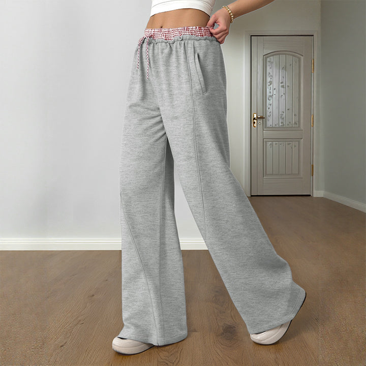 Damen Lässige Weite Jogginghose Drune