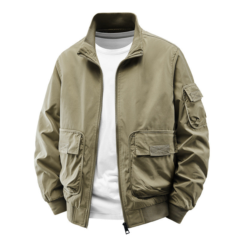 Herren praktische Bomberjacke mit Taschen Drune