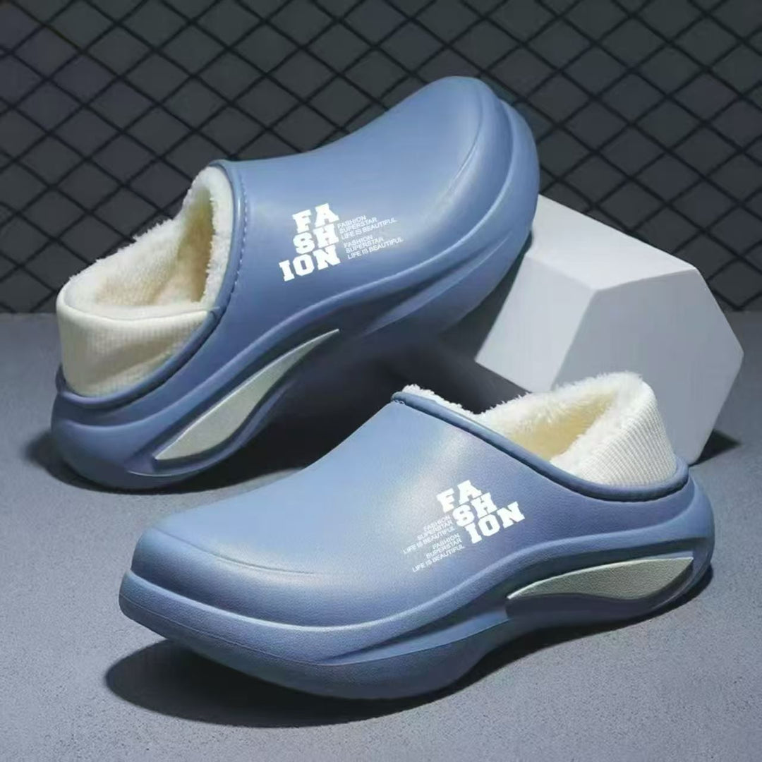 Damen Gefütterte Thermo‑Clogs aus leichtem EVA mit Teddyfutter und dämpfender Komfortsohle Drune
