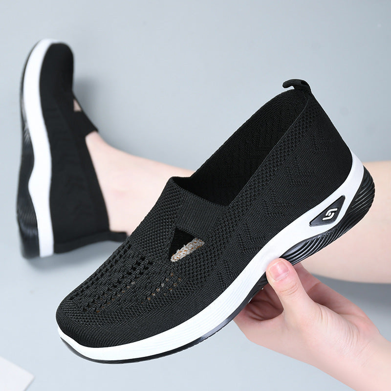Damen Atmungsaktive Slip-On Sneakers mit elastischem Design Drune
