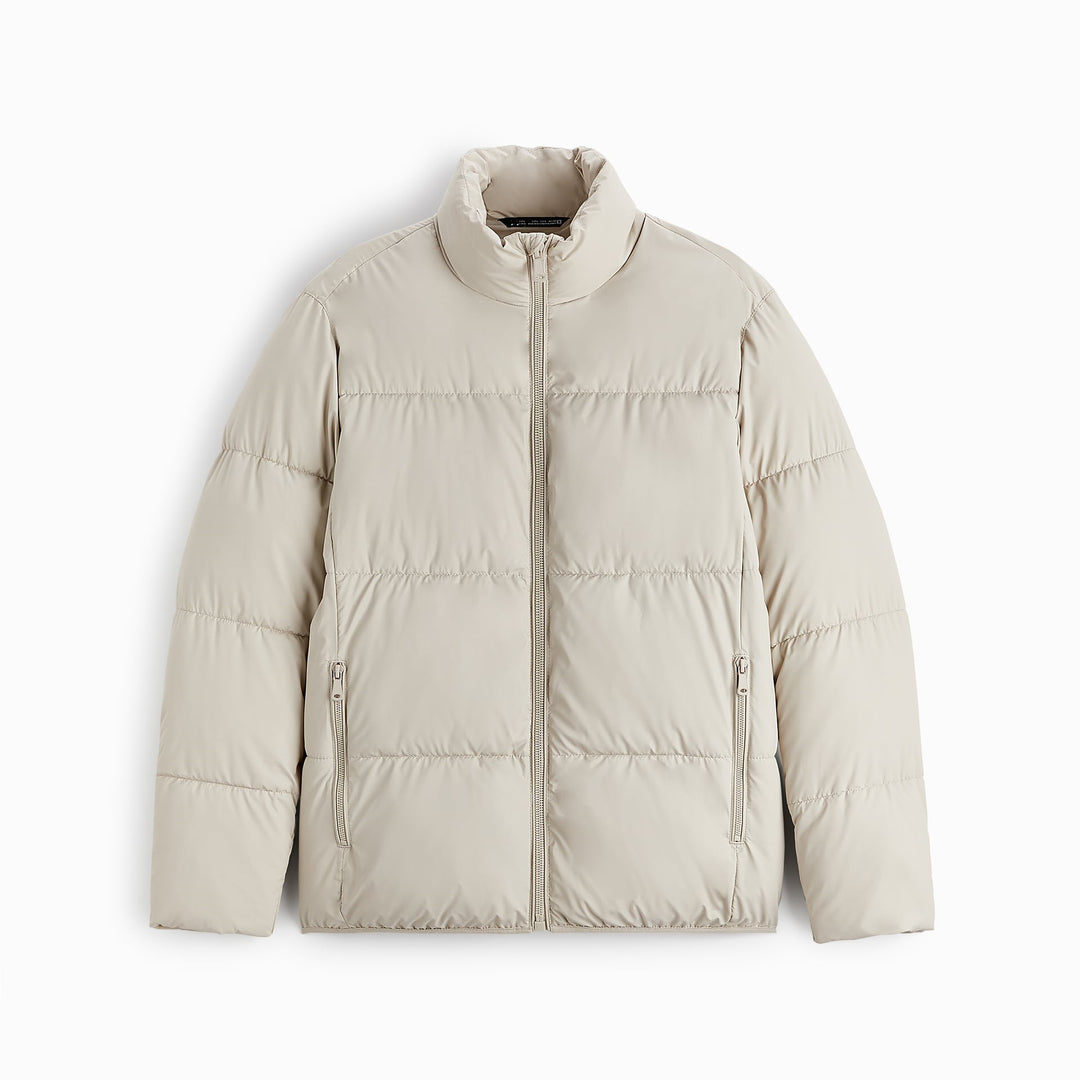 Damen gesteppte Winterjacke mit hochschließendem Kragen und praktischen Taschen Drune