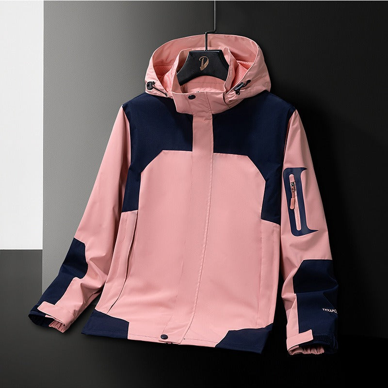 Herren Atmungsaktive Softshell-Performancejacke mit Kapuze und Ärmeltasche Drune