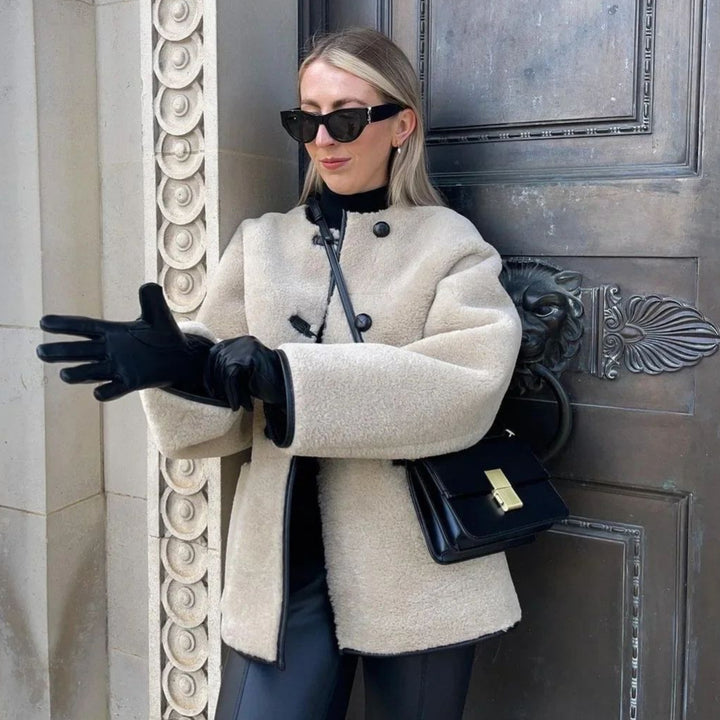 Damen Kuschelige Fleecejacke mit praktischen Taschen Drune