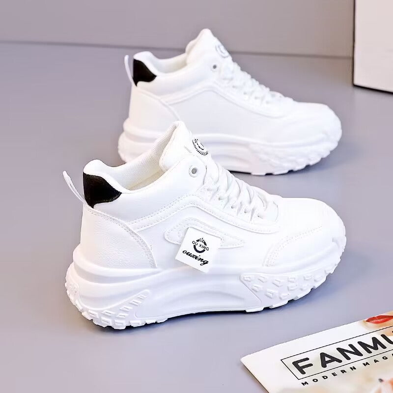 Damen Sportliche High-Top Sneakers mit dämpfender Sohle und robuster Profilierung Drune