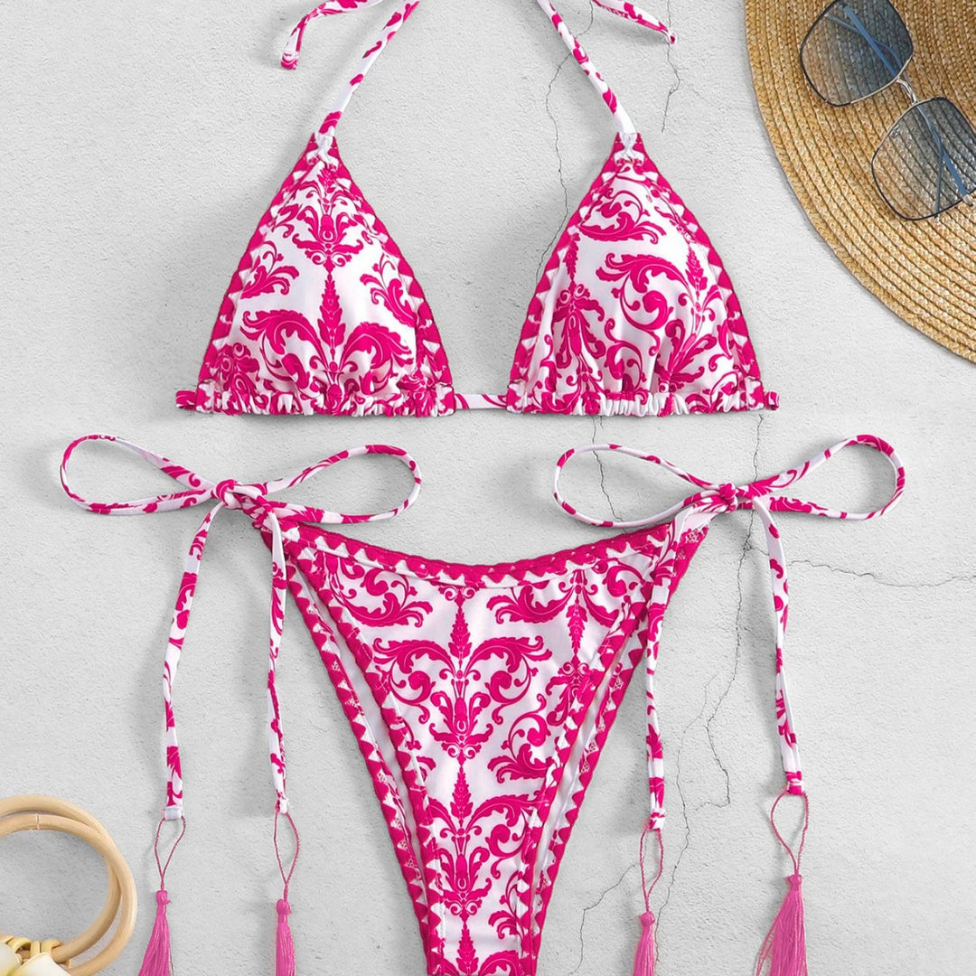 Damen Bikiniunterteil mit eleganten Quastendetails Drune