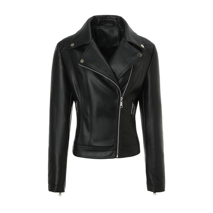 Damen Trendige Bikerjacke mit Steppdetails Drune