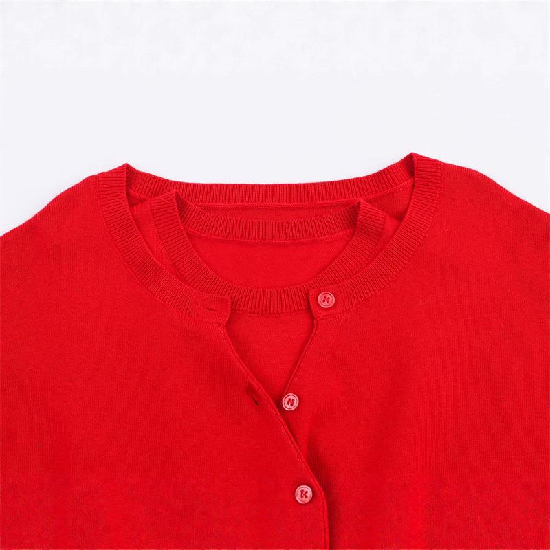 Damen Wickelpullover mit Knopfdetail und modernem Schnitt Drune