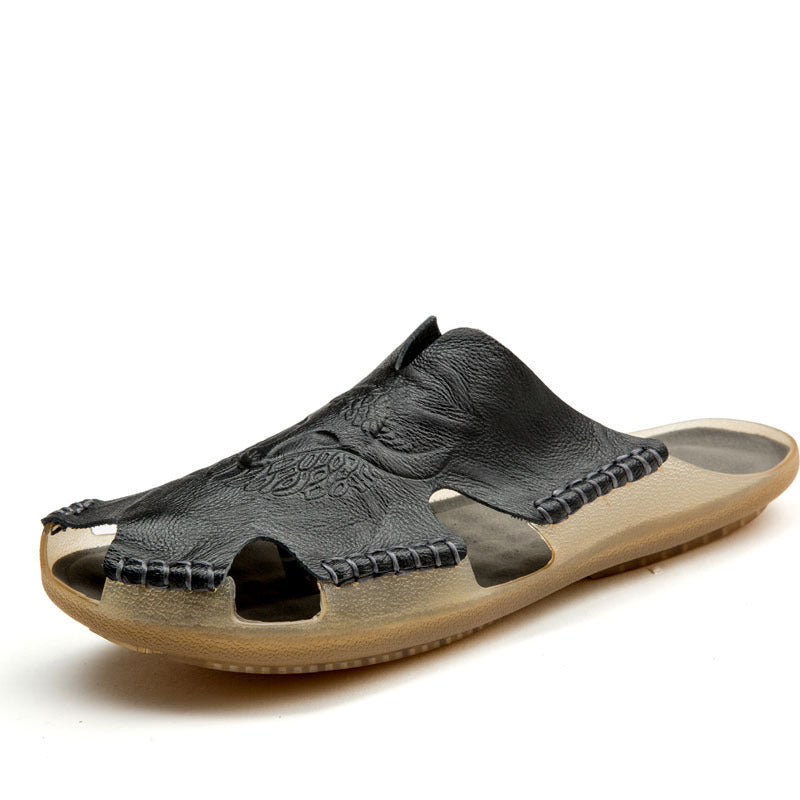 Damen Leder-Clogs mit luxuriösem Design und atmungsaktiver Sohle Drune