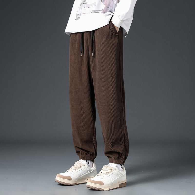 Herren Sportliche Relaxed Fit Freizeithose
