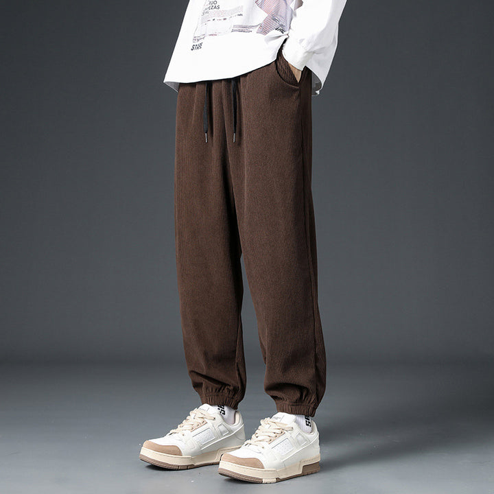 Herren Sportliche Relaxed Fit Freizeithose