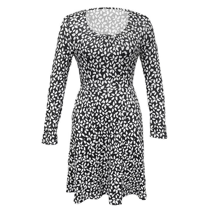 Damen Blusenkleid mit floralem Design und praktischen Taschen Drune