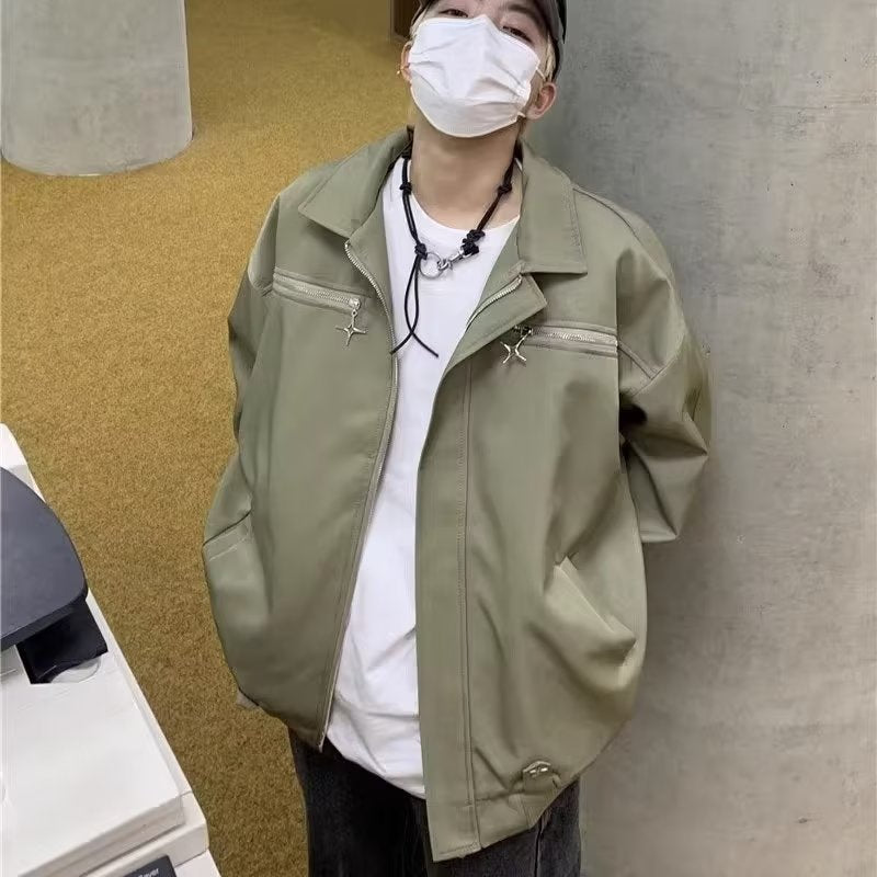 Unisex lässige Utility-Jacke mit funktionsgerechten Details Drune