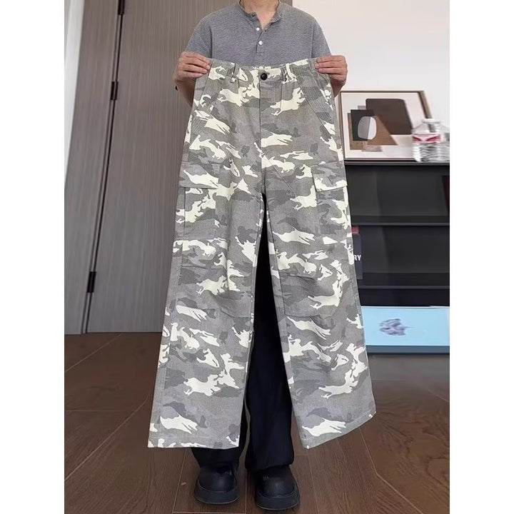 Damen Modische Utility-Cargo-Hose Drune