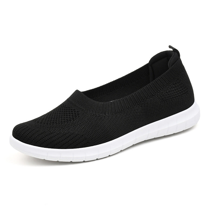 Damen Bequeme Slip-On Sneakers aus atmungsaktivem Material Drune