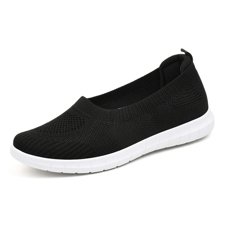 Damen Bequeme Slip-On Sneakers aus atmungsaktivem Material Drune