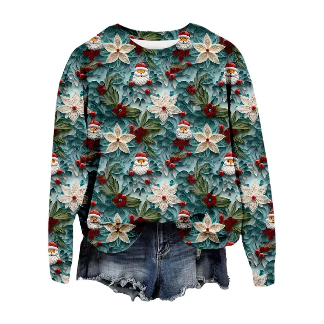 Damen Verspielter Weihnachts-Pullover Drune