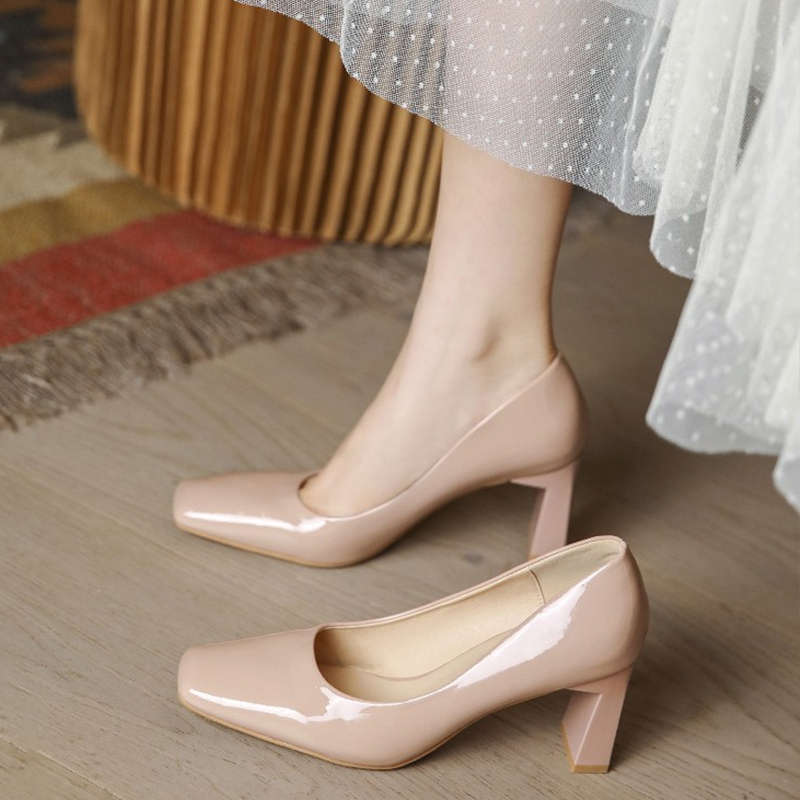Damen Elegante und zeitgemäße Pumps mit blockierendem Absatz Drune
