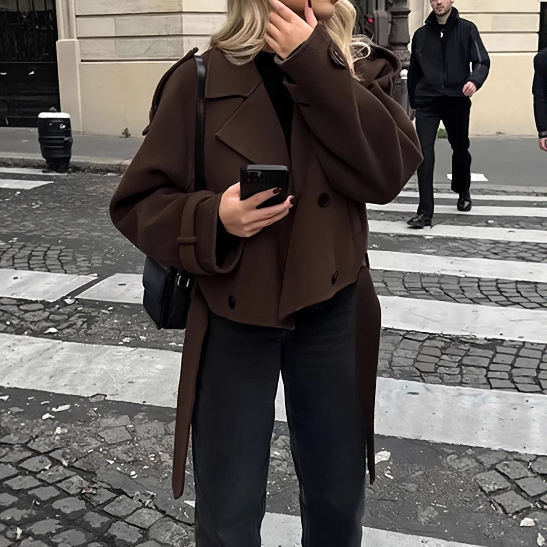 Damen Modische Oversized Jacke