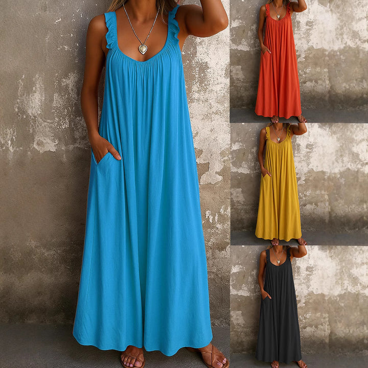 Damen Sommerliches Maxikleid Drune