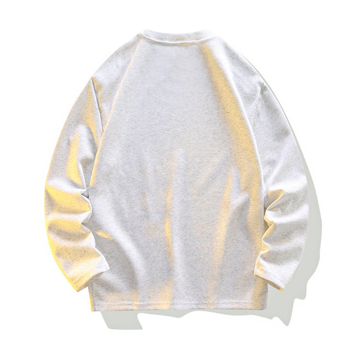Unisex Oversize Langarm-Sweatshirt mit Raglannähten und Rundhalsausschnitt Drune