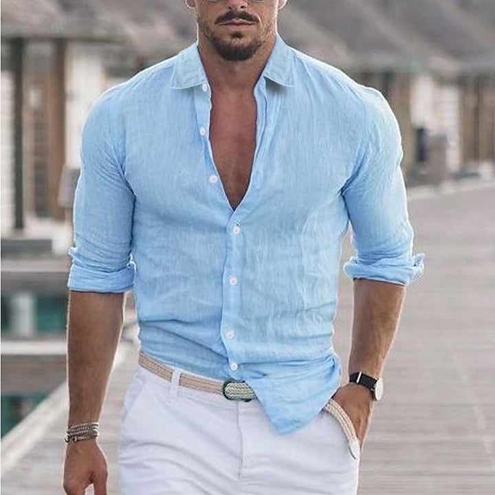 Herren Premium Hemd mit modernem Slim-Fit Schnitt und hautfreundlicher Textur Drune