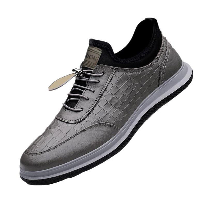 Herren Elegante Sneakers aus Kunstleder mit Kroko-Optik Drune