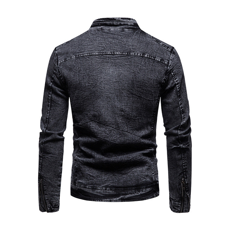 Herren Modische Jeansjacke Drune