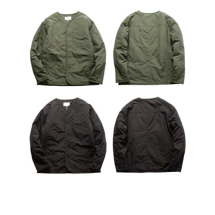 Herren Fleece-Innenjacke mit Druckknöpfen Drune