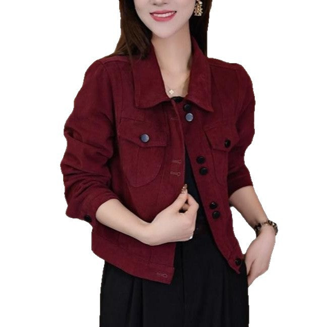Damen Jeansjacke mit klassischem Schnitt und praktischen Taschen Drune