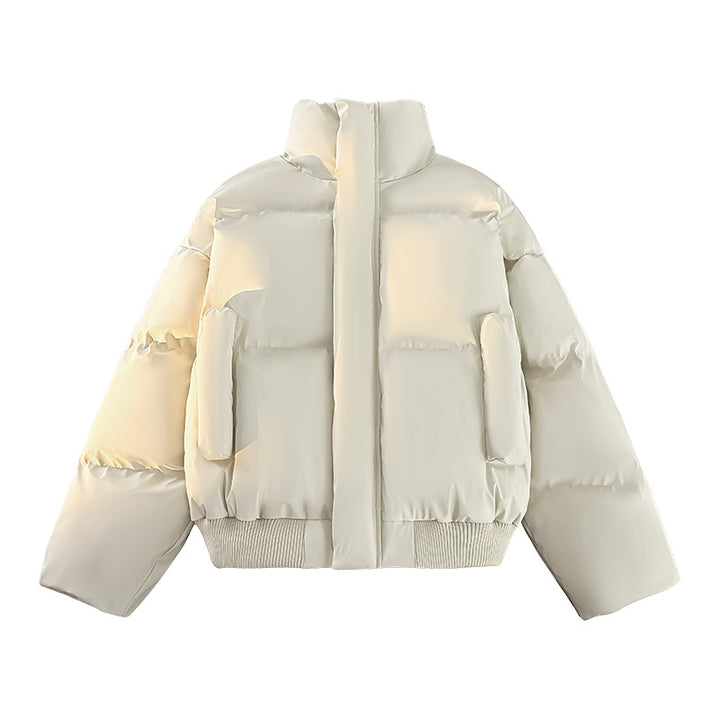 Herren Modische Steppjacke mit hohem Kragen und praktischen Taschen Drune
