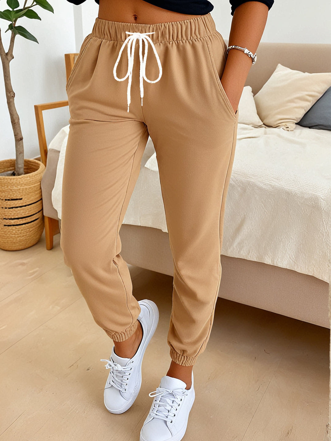 Damen Sportliche Freizeithose Drune