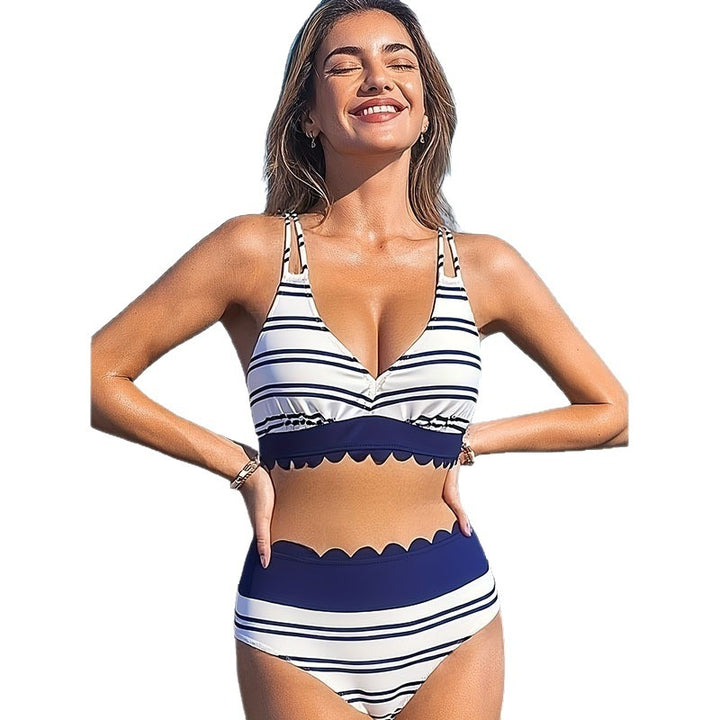 Damen Bicolor Bikini Set Drune