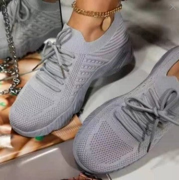 Damen Atmungsaktive Sport-Sneaker mit flexiblem Obermaterial und rutschfester Sohle Drune