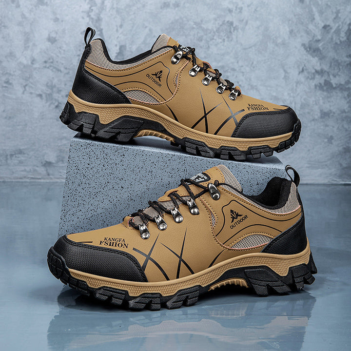 Herren nan robuste wasserabweisende Trekking-Schuhe mit profilierter Gummisohle Drune