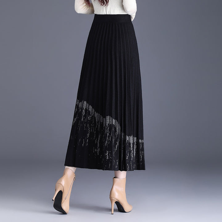 Damen Plisseerock Drune