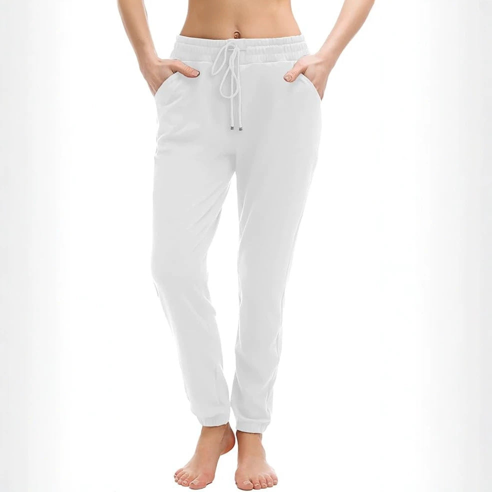 Damen Jogginghose mit hohem elastischem Bund, Tunnelzug und schmal zulaufenden Säumen Drune