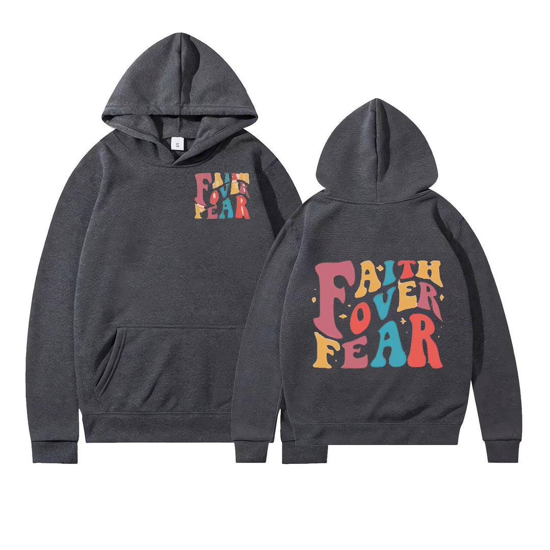 Damen Hoodie mit einzigartigem Grafikanzeige Drune