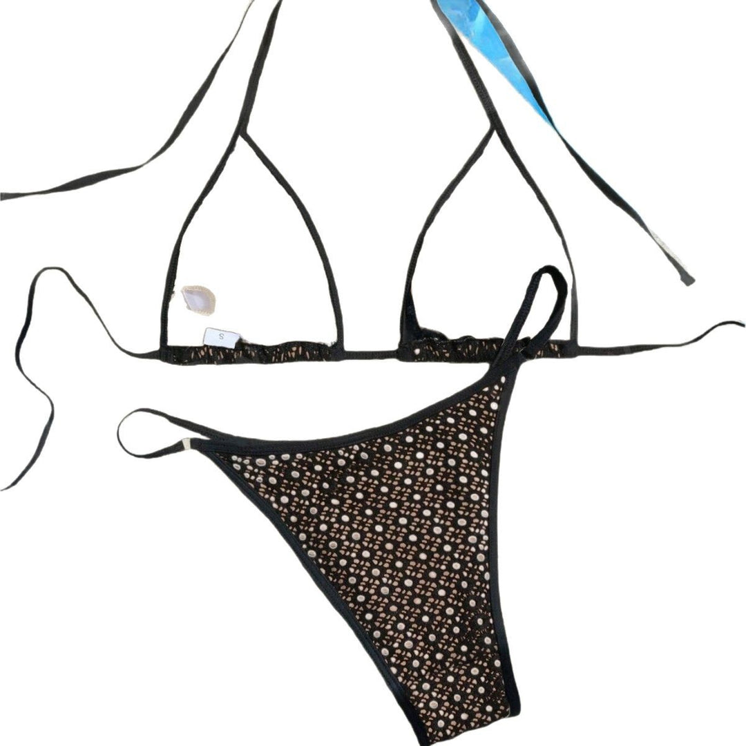 Damen Triangel-Bikini mit luftiger Spitzenoptik Drune
