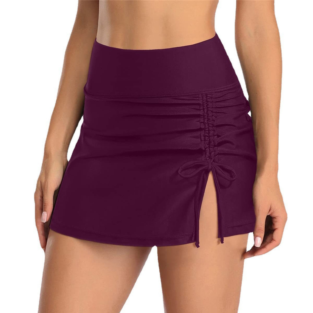 Damen Wickelrock mit seitlichem Raffungselement Drune